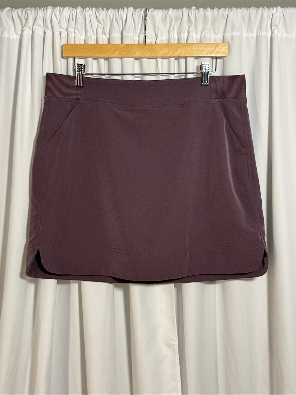 32 Degrees Plum Performance Skort